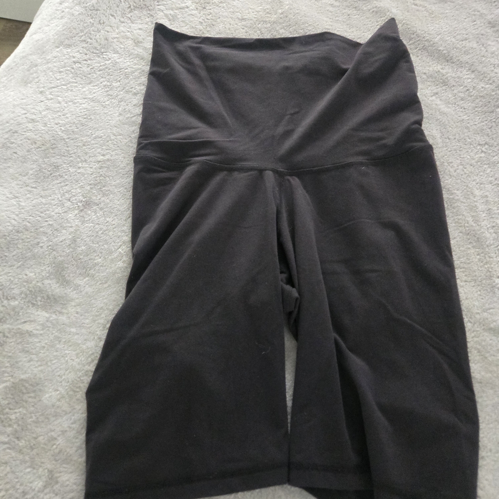 Reebok Black High-Waist Bike Shorts